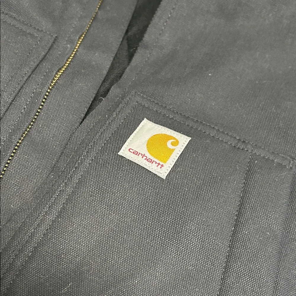 Carhartt Kids Black Hooded Puffer Coat - Picture 4 of 10